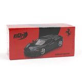 BBR Models 1:64 Ferrari 296 GTB Nero Daytona Diecast Model Car BBRFER64003