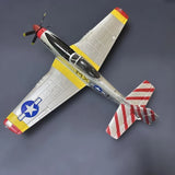 P-51d Mustang Rc Art Kit Japanese Vintage Model Airplane Collector Hobby Gift