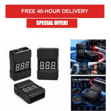 3Pack LiPo Battery Checker 1-8S RC Voltage Tester with Alarm Battery