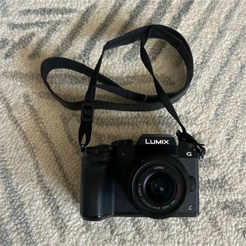 Panasonic LUMIX G Mirrorless Camera with Lens, Wi-Fi, 4K Video Recording, Black