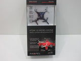 Propel Atom 1.0 Micro Quadcopter Drone 360 Stunt Rolls 65ft Range Blue NIB Propeller