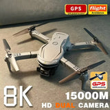 V88 Drone 8k 5G HD Dual Camera15000m Remote Control Aircraft Quadcopter Toy