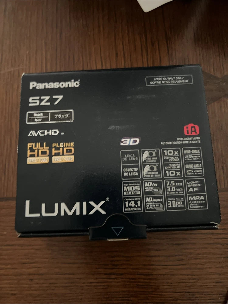 Panasonic LUMIX Sz7 Camera With 3 Batteries