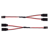 2PCS 15cm RC Servo Extension Y Wire Cable for JR Futaba RC Car Helicopter