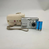 FUJIFILM FinePix AV100 Silver Compact Digital Camera Tested Working Japan