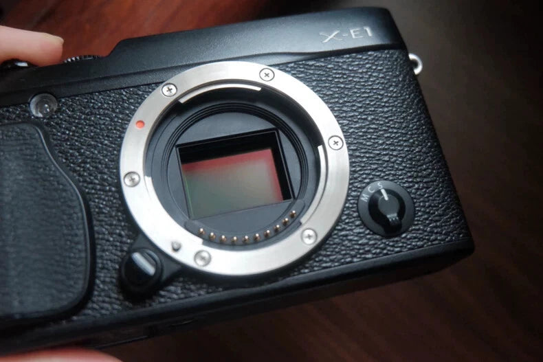 Fujifilm X Series X-E1 16.3MP Digital Camera Body Black -95% New Gift