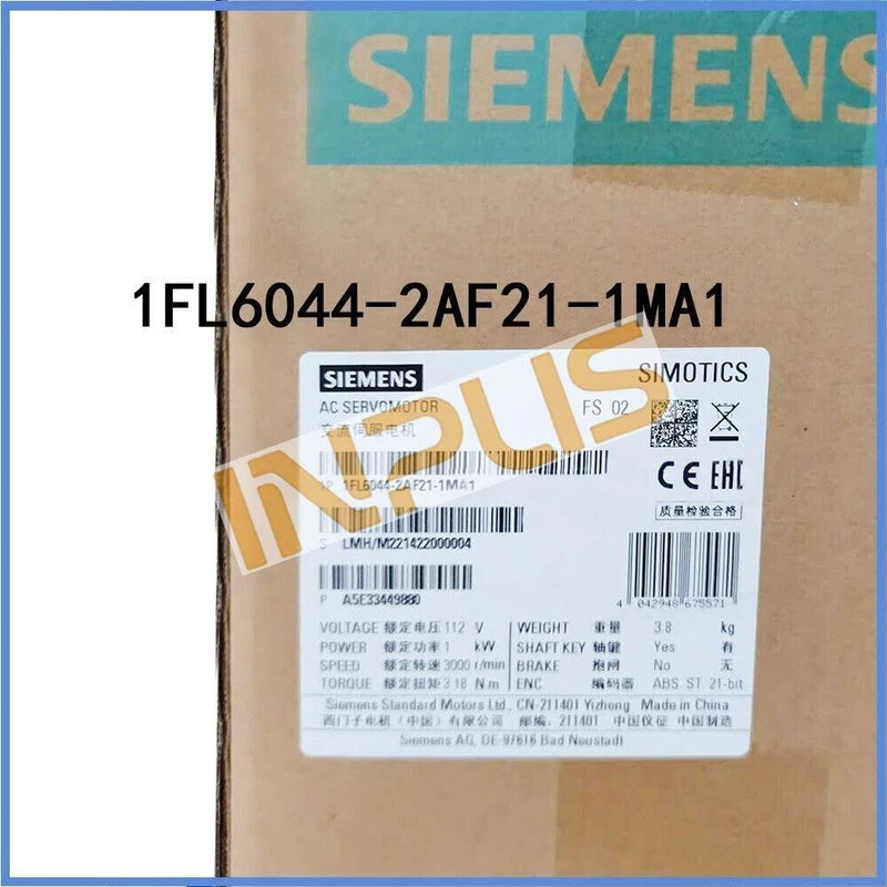 1FL6044-2AF21-1MA1 New Siemens AC Servo Motor Converter 1FL6044-2AF21-1MA1 IPCS