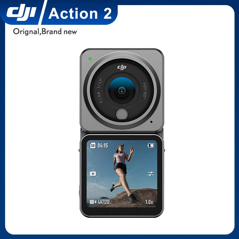 DJI Action 2 Video Camera 4K/120fps 155?? Super-Wide FOV 10m Waterproof Original