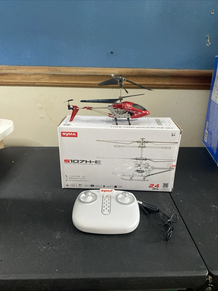 Syma Remote Control Helicopter, S107H-E Aircraft With Altitude Hold  RTF.