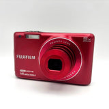 FUJIFILM FinePix JX600 Red Compact Digital Camera Tested Working Japan
