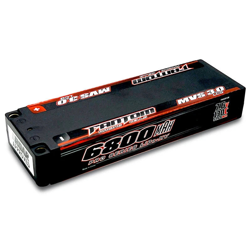 Fantom 6800mAh 130C 2S LCG MVS 3.0 PRO HV Silicon Graphene LiPo Battery FAN25128 Battery