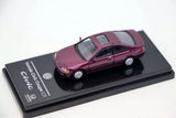 PARA 1/64 Scale Honda Civic Coupe EJ1 1995 Purple Diecast Car Model Toy Gift