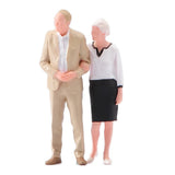 1/18 1/24 1/43 1/64 1/87 Miniature Elderly Couple Scene Figure For Cars Vehicle