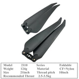 INNLOI 21inch Fold propeller 21*10 2110 Foldable for DJI Matrice M300 Drone UAV