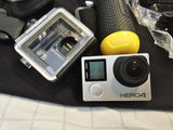 GoPro HERO4 Action Camera - Silver And Brand New Accessories