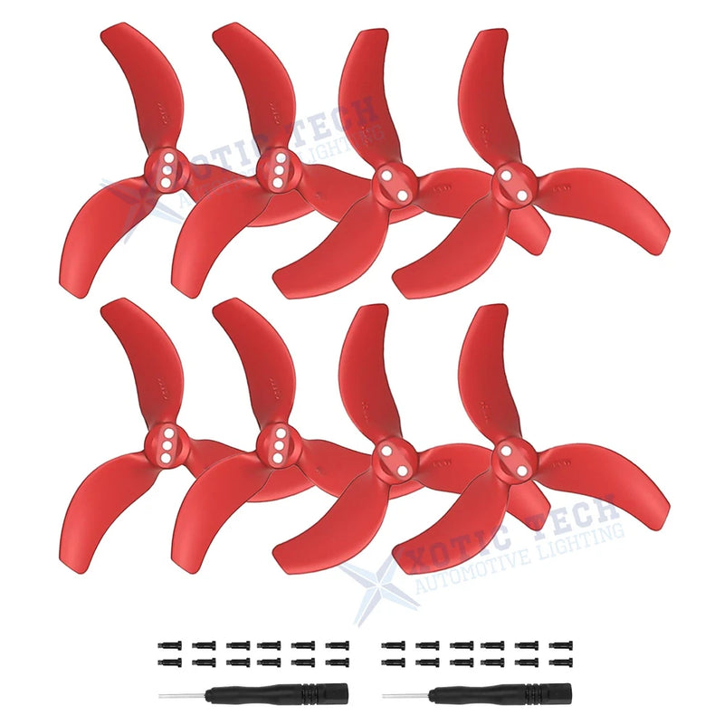 Red Propellers Replacement Props Blades 3032S Low Noise Wings For DJI Avata 2