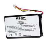 Li-ion battery pack with wiring harness and white connector, labeled HQRp 1100mAh