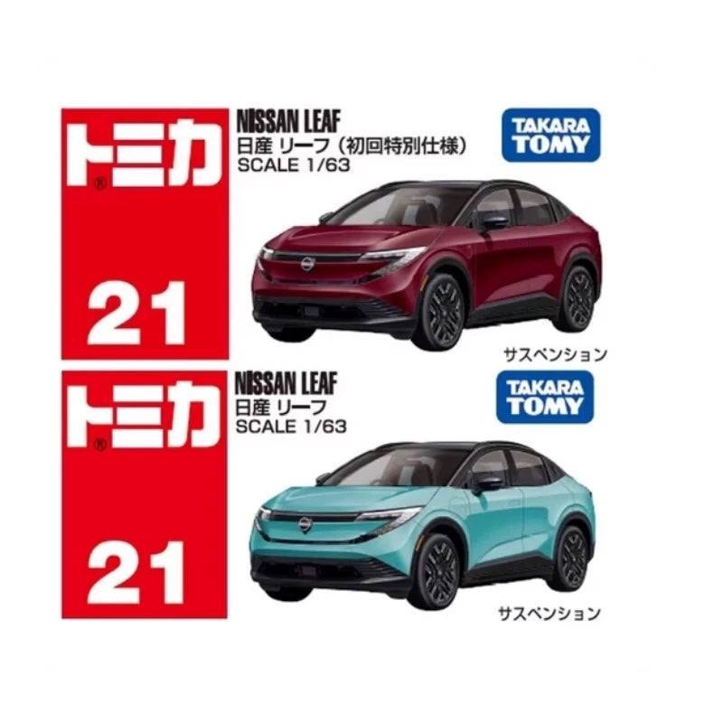 Takara Tomy Tomica 21 Nissan Leaf Limited Edition Diecast Model Toy Car New 2026