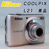 NIKON COOLPIX L21 Compact Digital Camera Excellent (Battery-Powered)