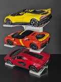 1/18 1:18 Scale Car Models Stand - Holds 3 Cars with RGB