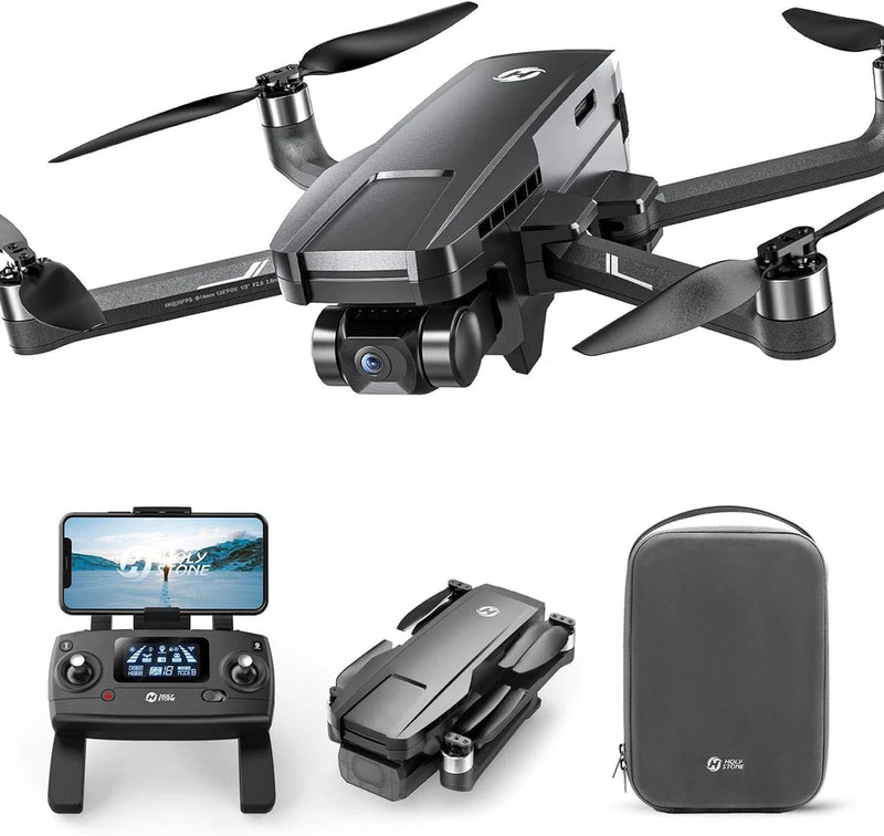 HS720G GPS Drones with Camera for Adults 4K, 2-Axis Gimbal, 120??FOV, Brushless M