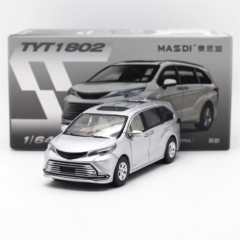 MASDI 1:64  Senna Silver Diecast Model Car
