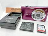 ??Panasonic LUMIX DMC-FH5 Purple Compact Digital Camera Works well From Japan