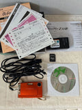 FUJIFILM FinePix Z10fd Orange Compact Camera Tested Working From Japan