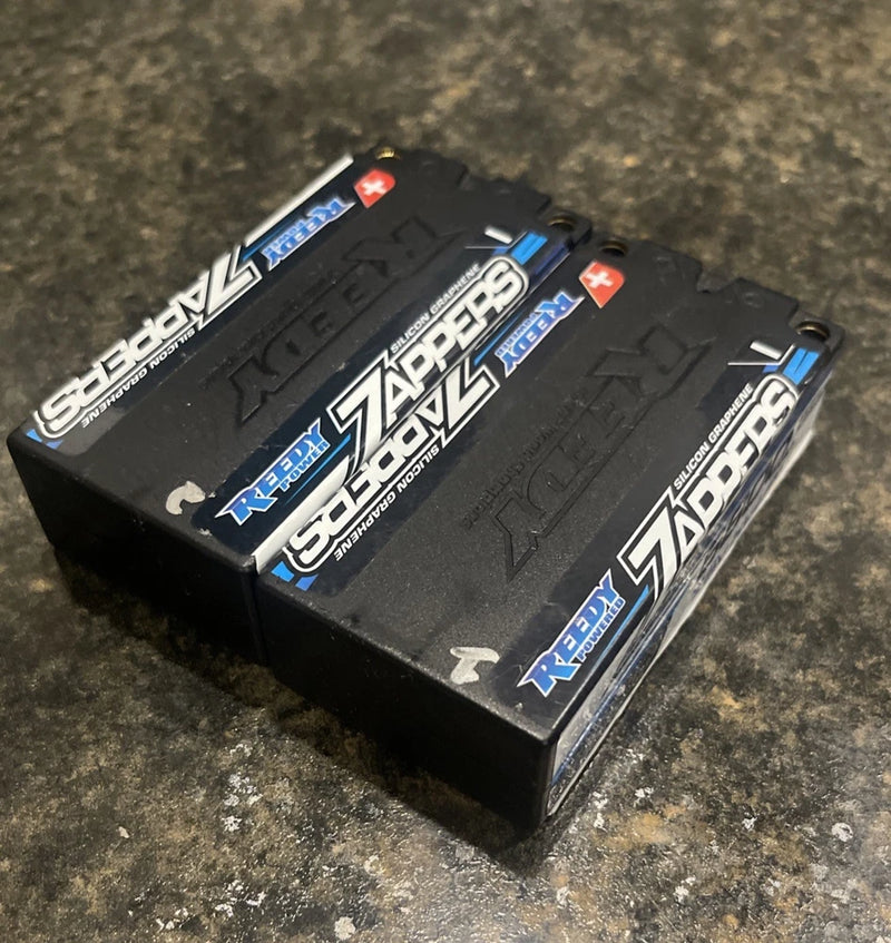 reedy zappers shorty 5800mah 7.6v hv-lipo 80c (used)