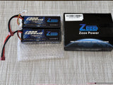 2S 6000mAh 80C Lipo Battery 7.4V Hard Case for RC Cars, Airplanes, Boats