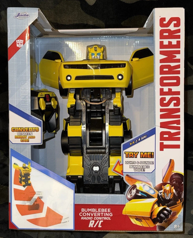 New Jada Transformers Bumblebee Converting Radio Control R/C Car Converter