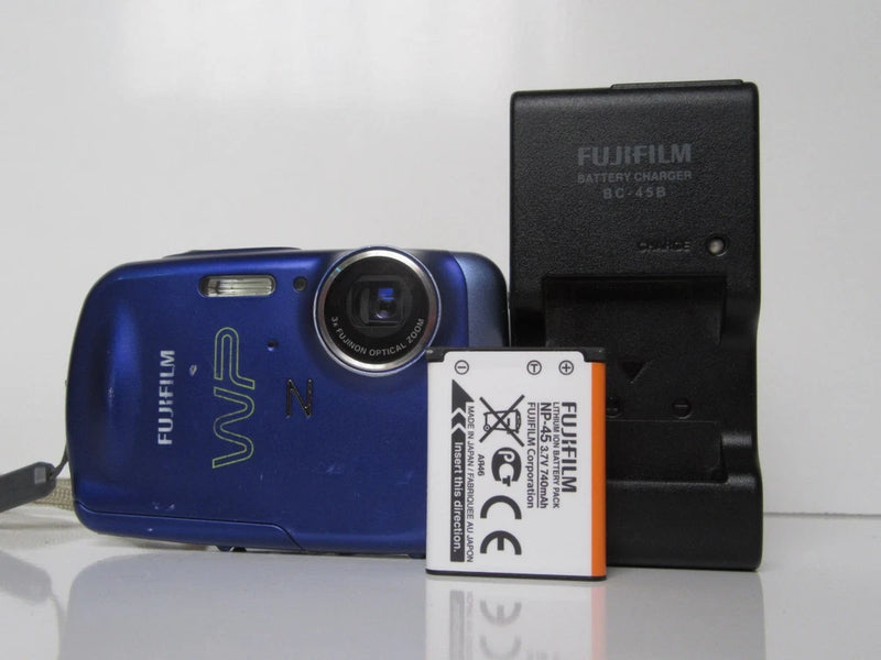 Fujifilm FinePix Z33WP Blue 10MP Digital Camera - Tested & Working |