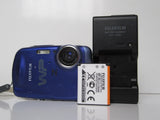 Fujifilm FinePix Z33WP Blue 10MP Digital Camera - Tested & Working |