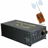 10000W Pure Sine Wave Power Inverter 24V DC to 120V AC Remote Control RV solar Converter