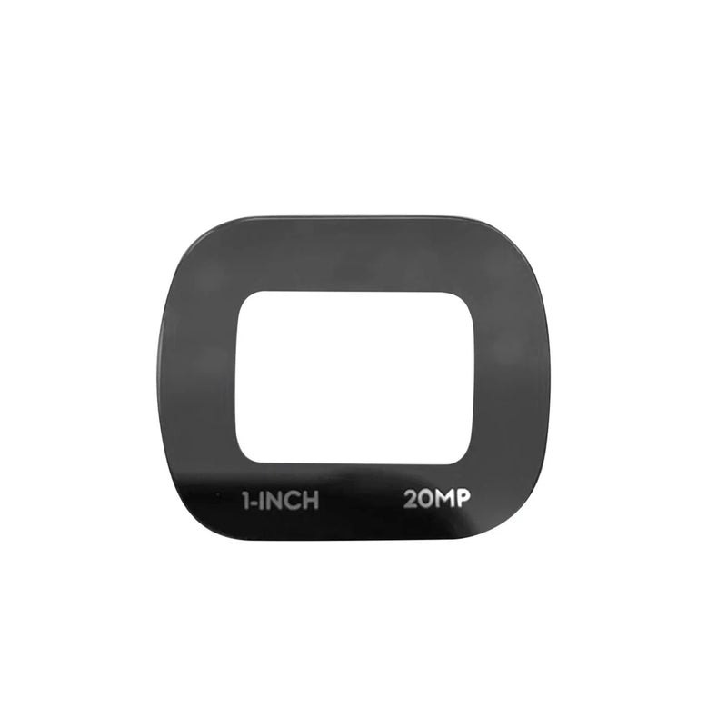 Black gimbal lens glass repair part with 1-INCH 20MP label