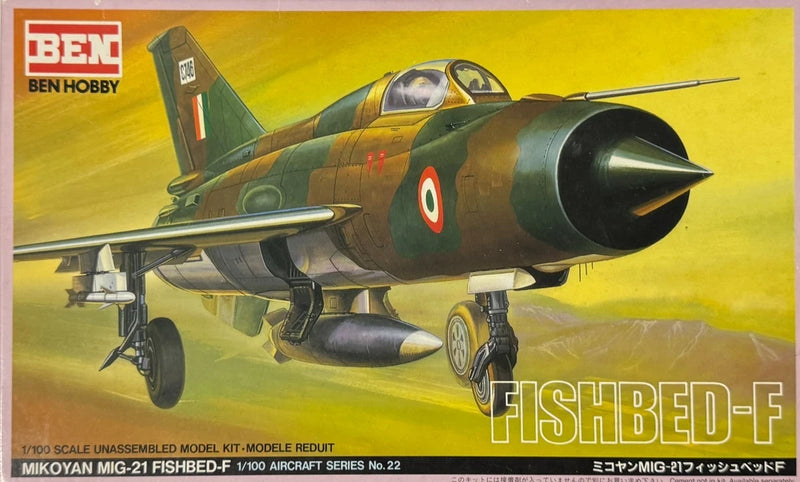 1/100 Cold War Fighter : Mikoyan MiG-21 PF Fishbed [Various] #A22 : BEN HOBBY