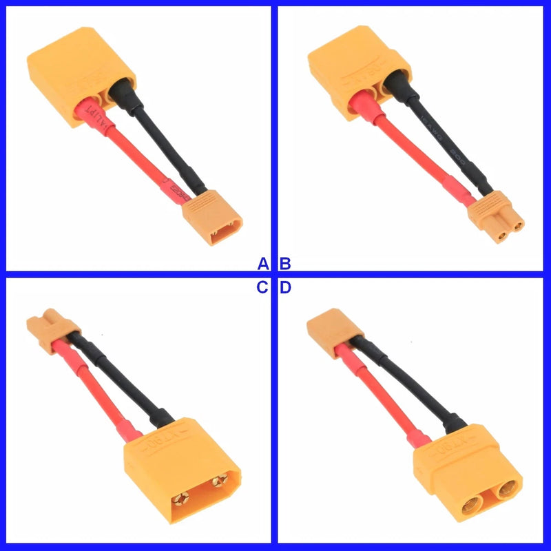 XT90 to XT30 16AWG 2inchs Cable Adapter For RC LiPo NiMH Battery FPV Truck UAV