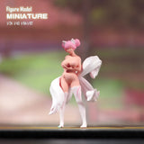 Five-tailed Fox Girl Scene Props  Miniatures Figure Model Fit Cars Vehicles Toy