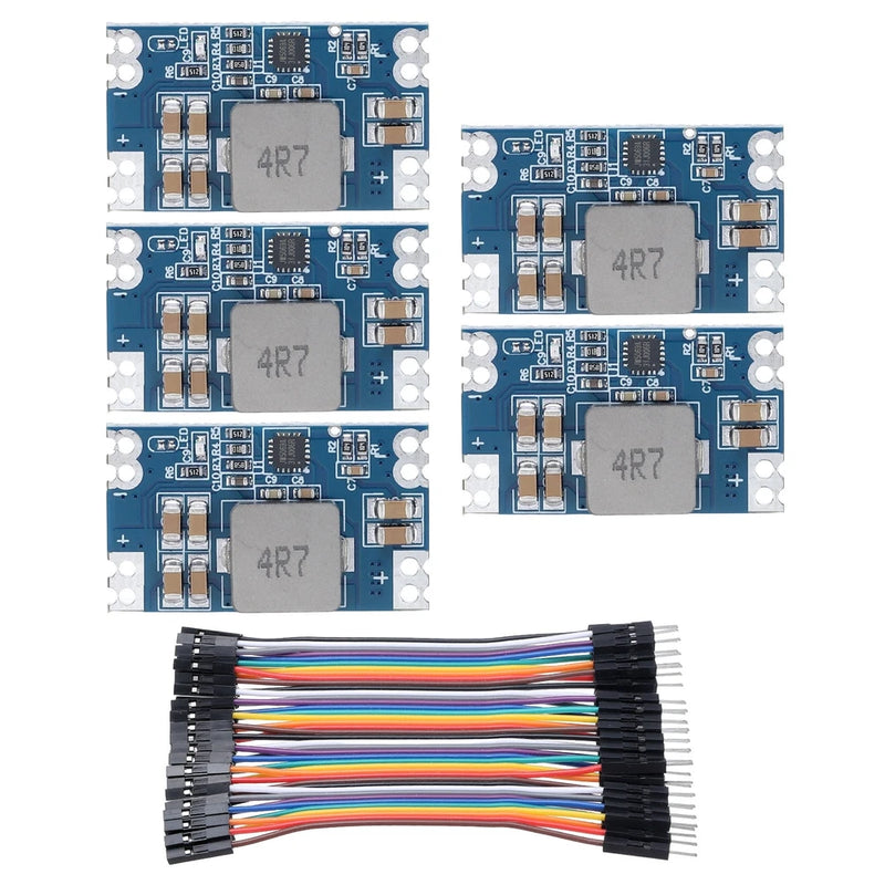 Buck Converter Voltage MINI560 7-20V to 5V 5A with 10cm 40P Line 5Pcs
