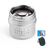 TTartisan 50mm F1.2 Portrait Manual Lens for Fujifilm XF X mount Pro3 E3 Camera