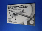SUPER CUB INSTRUCTION MANUAL HOBBY PLANE AIRPLANE TOY REPLACEMENT PARTS LIST
