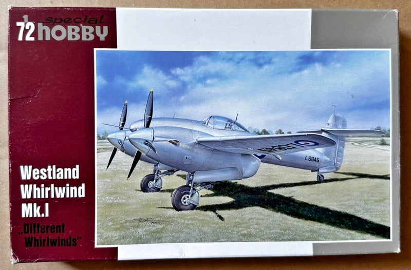 Westland Whirlwind Mk.I "Different Whirlwinds" 1/72 Special Hobby SH72204