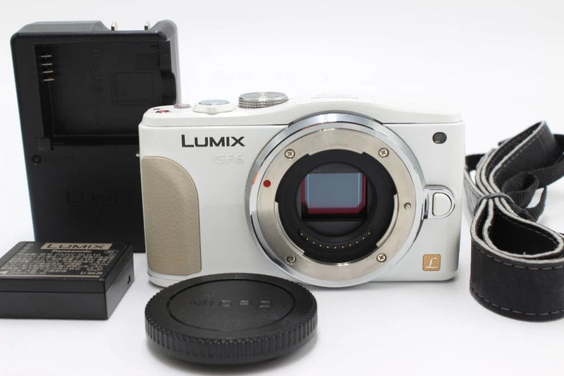 DMC-Gf6 Lumix White Mirrorless Single-Lens Panasonic Body DMC-Gf6 Lumix