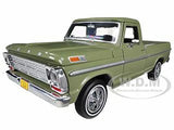 1969 FORD F-100 PICKUP TRUCK GREEN 1/24 DIECAST MODEL CAR BY MOTORMAX 79315