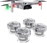 White 4K quadcopter drone with camera and four propeller guard hubs