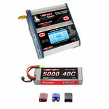 Venom 40C 2S 5000mAh 7.4V Sport Power LiPo Battery with Pro Touch Charger Combo Battery