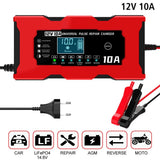 Smart Battery Charging 14.6V 10A Iron Lithium Charger Pulse Repair Digital LCD Battery