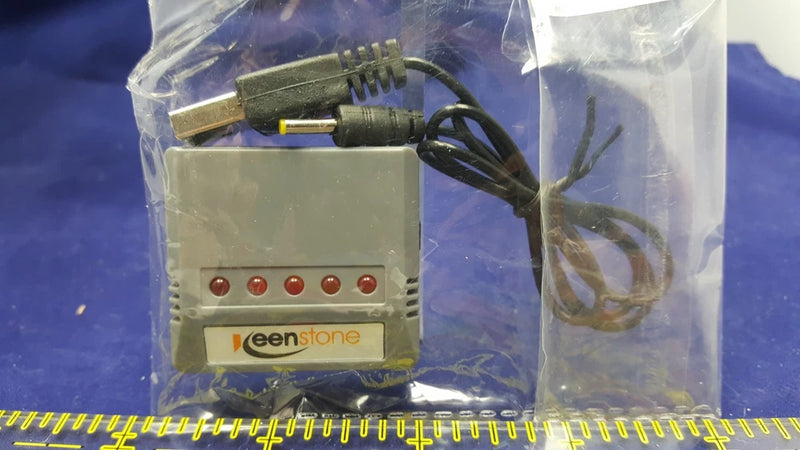 5 port Charger 5X 3.7v 600mAh 20c lipo batteries cable by Keenstone Battery