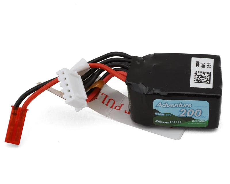 Gens Ace 4S 60C Adventure LiPo Battery (14.8V/200mAh) w/JST Connector Battery