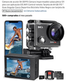 5K Action Camera Waterproof WiFi Remote Control Wide Angle Speed 10 Black